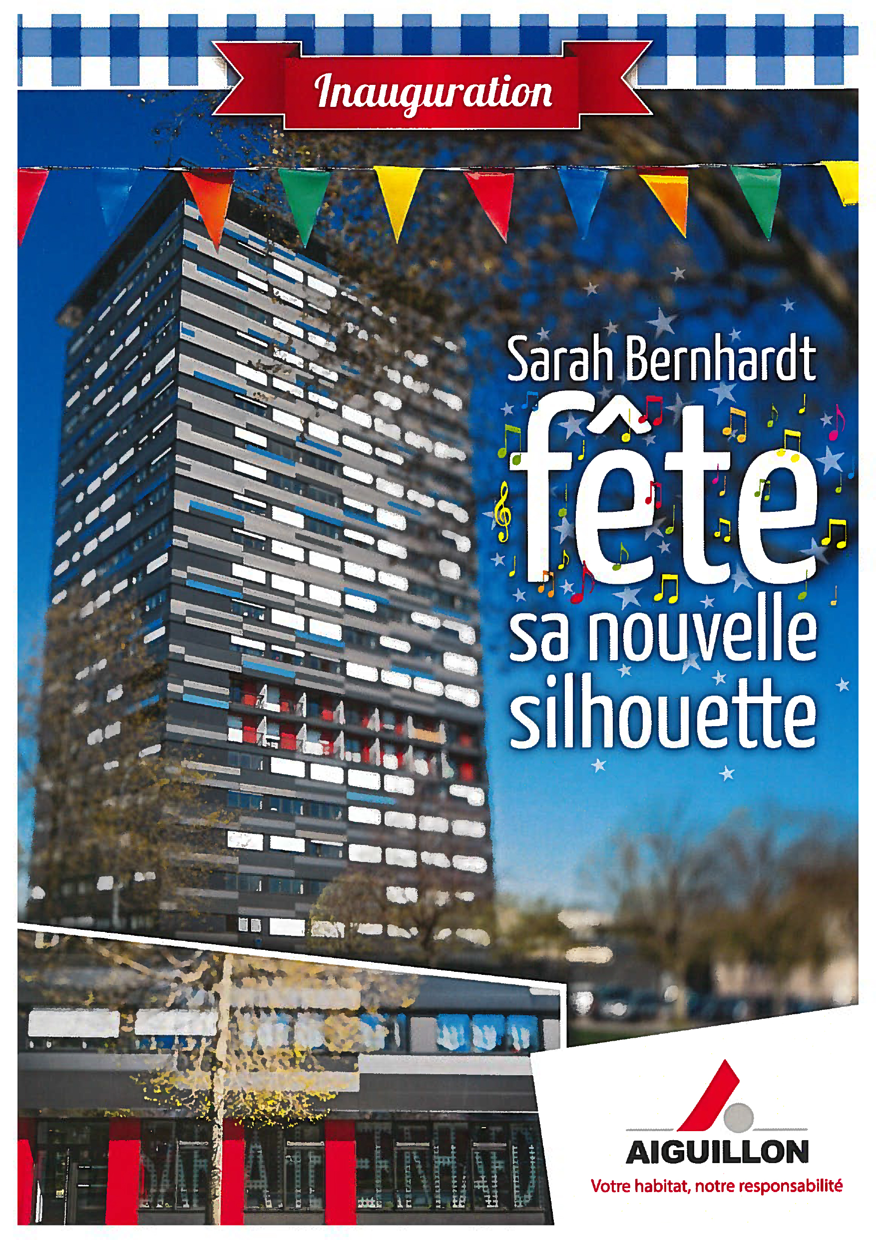 Inauguration de la tour Sarah Bernhardt