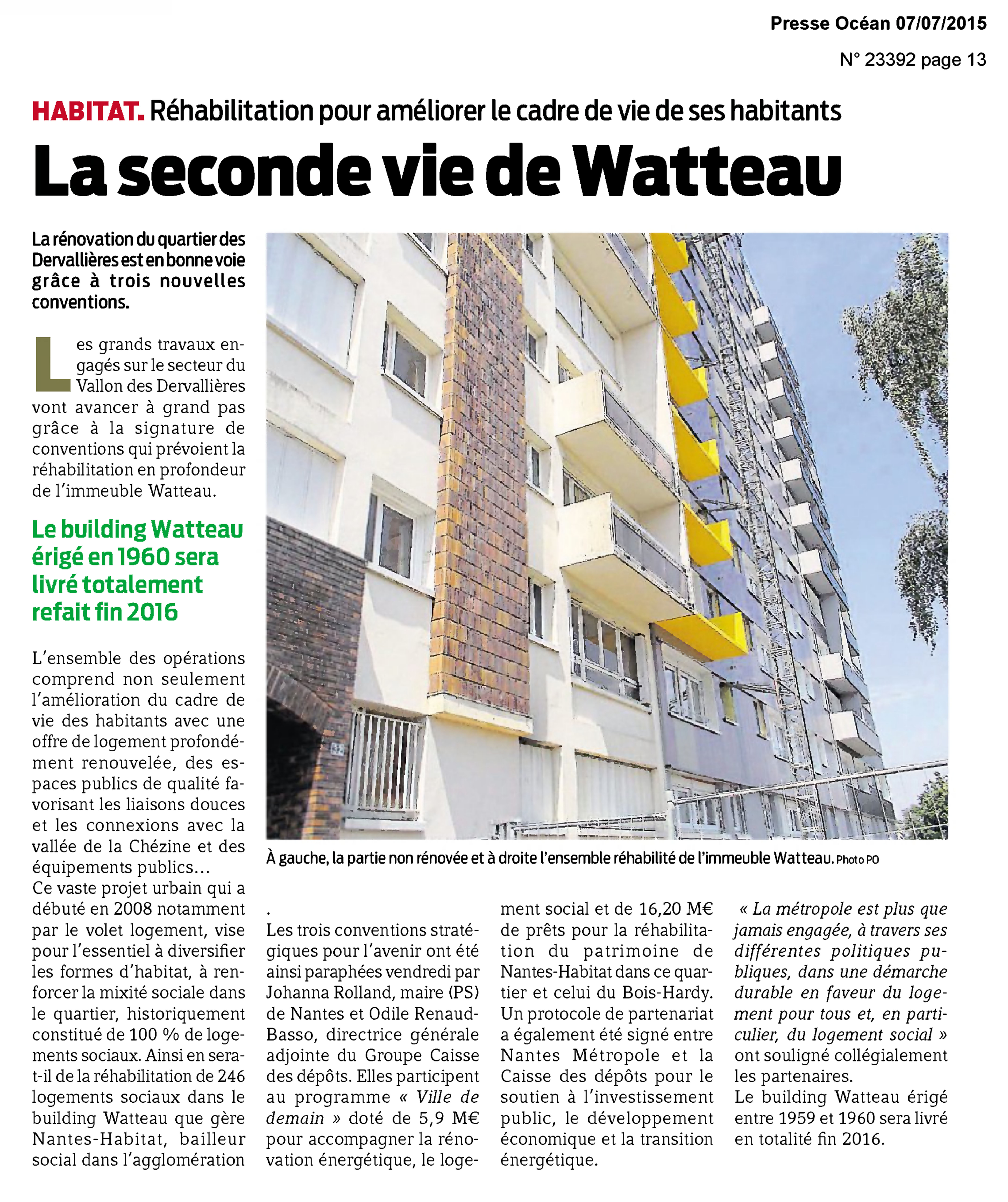 Presse Océan - Watteau